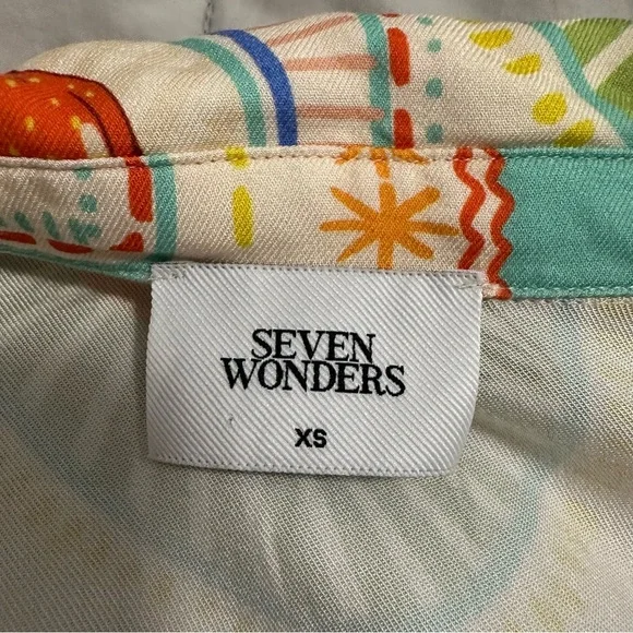 Seven Wonders Agata Shirt in Agata Print Women’s Size XS Fruit Print - Picture 9 of 11